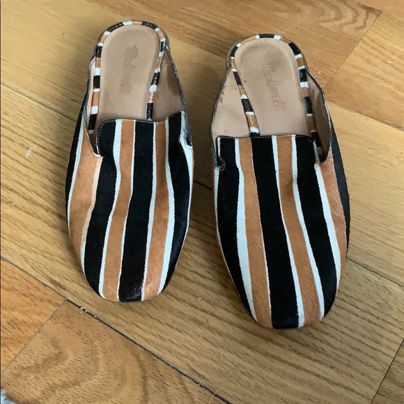 Madewell Willa Loafer Mule in Striped Calf Hair - Picture 5 of 5